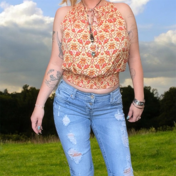 Vanity Y2K Low Rise Blue Distressed Jeans Fancy Pockets Premium Collection 29 - Picture 11 of 13